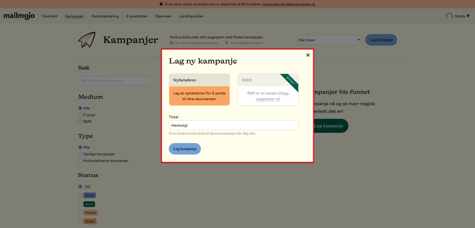 lagkampanje
